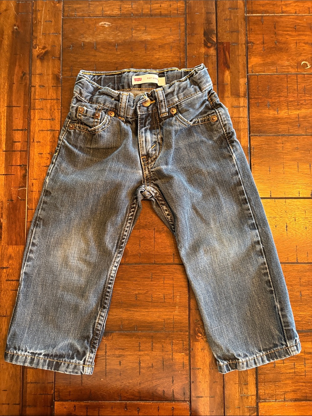 Levi's Kids Blue Denim Jeans - Straight Leg